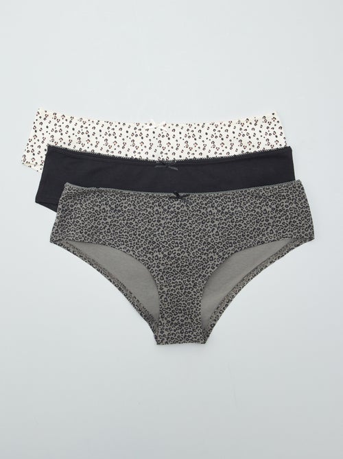 3er-Pack Shortys - Kiabi