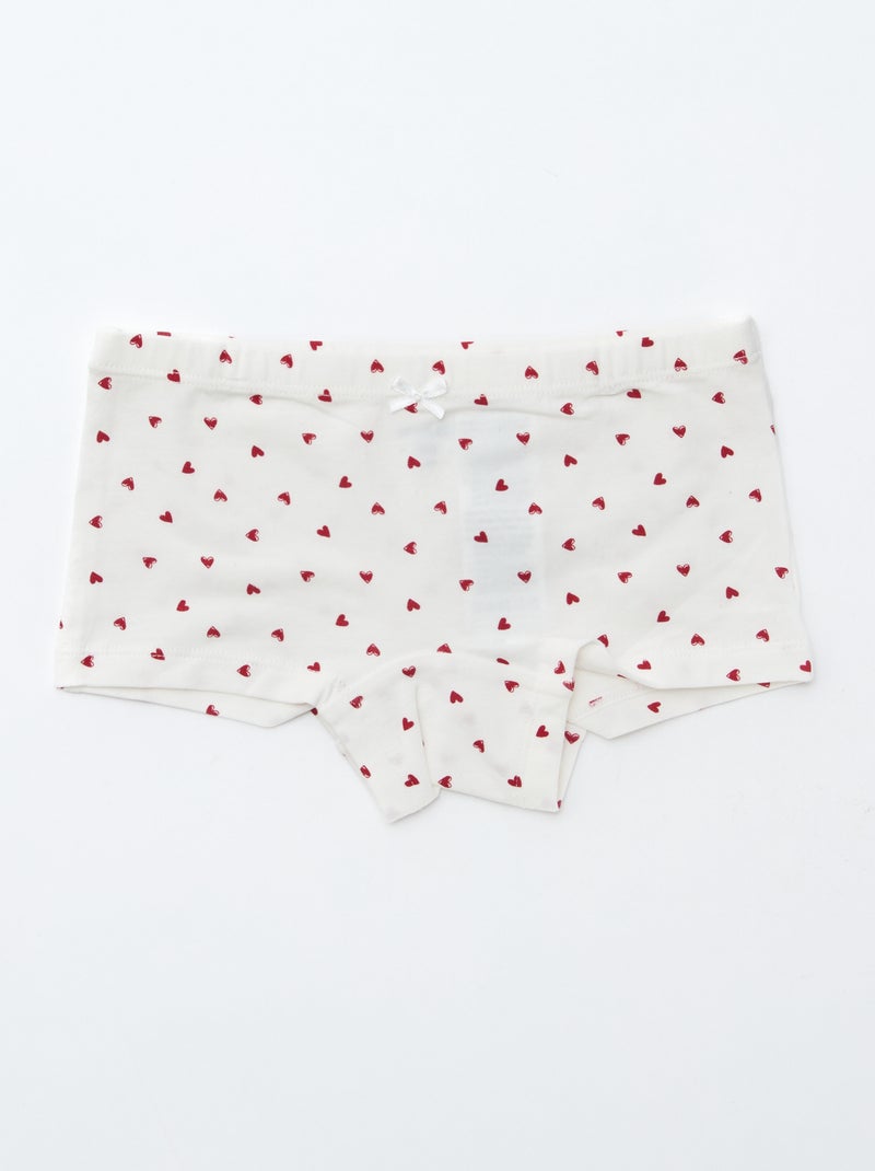 3er-Pack Shortys Weiß - Kiabi
