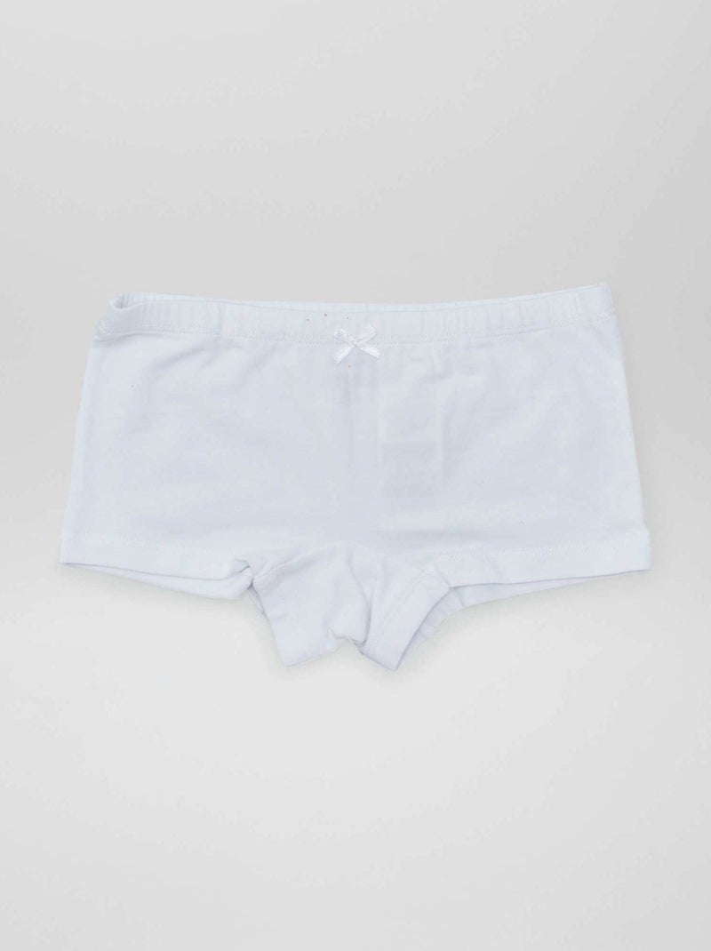 3er-Pack Shortys Weiß - Kiabi