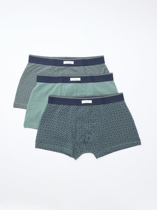 3er-Pack Stretch-Boxershorts - Kiabi