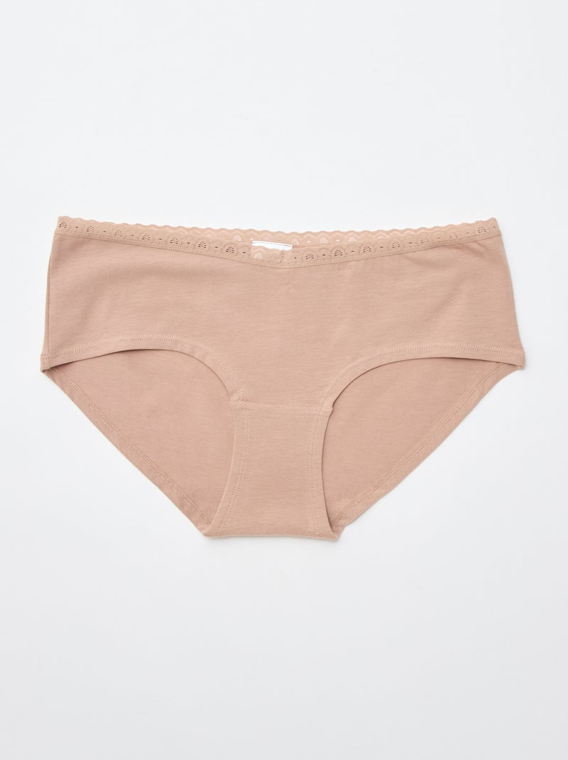 3er-Pack Umstands-Shortys Braun - Kiabi