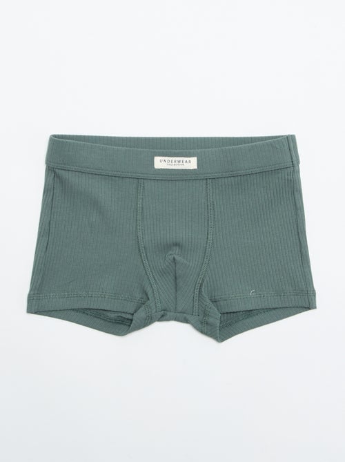 3er-Pack uni Boxershorts - Kiabi