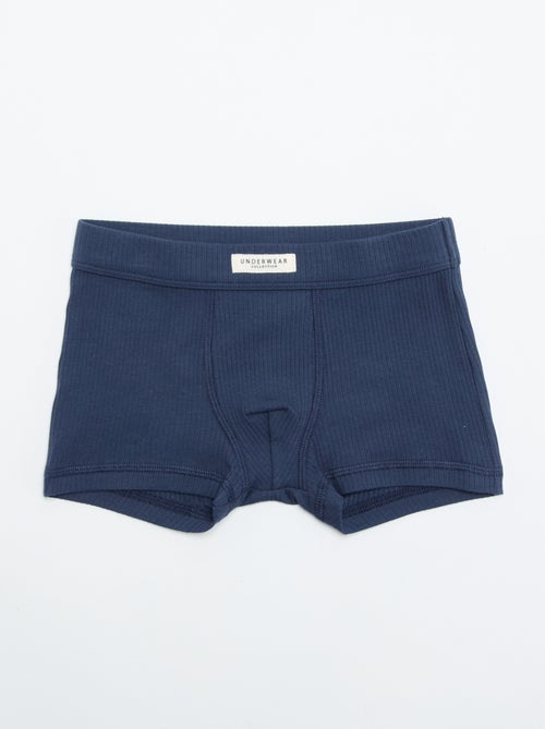 3er-Pack uni Boxershorts - Kiabi