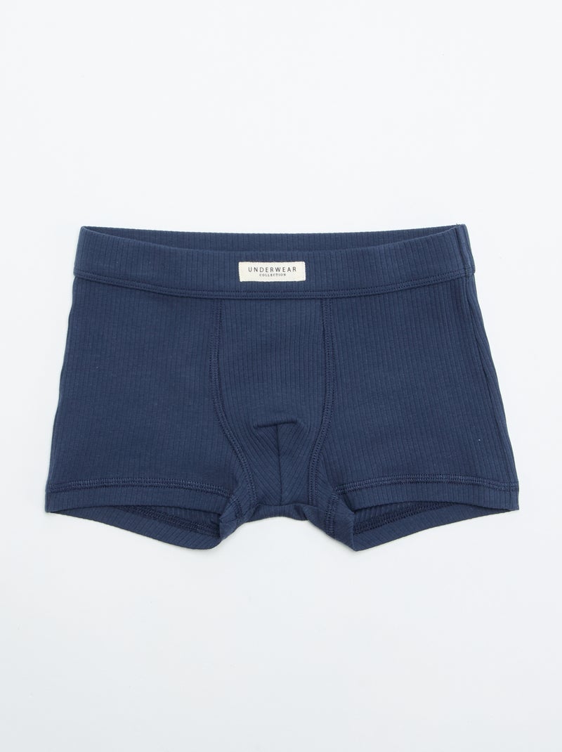 3er-Pack uni Boxershorts Rot - Kiabi