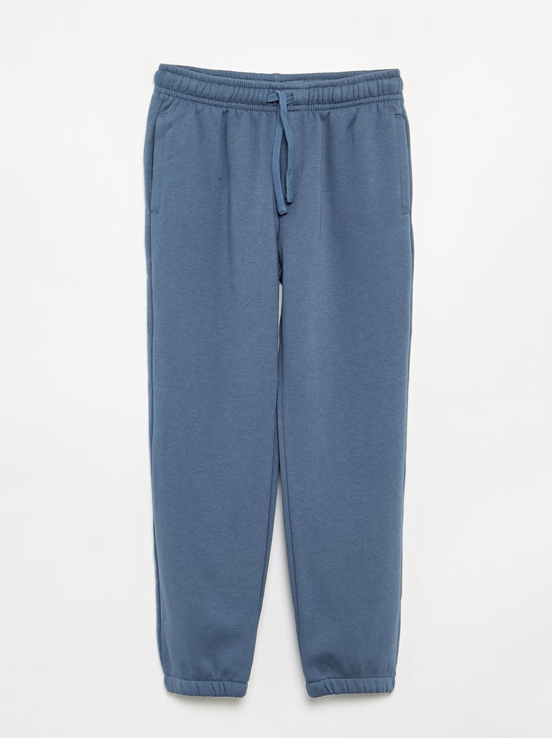 3er-Pack unifarbene Jogginghosen Bleu - Kiabi