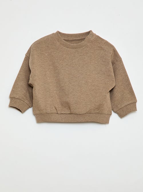3er-Pack unifarbene Sweatshirts - Kiabi