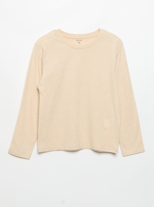 3er-Pack unifarbene T-Shirts - Kiabi