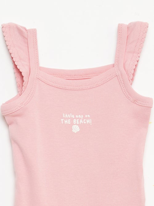 3er-Set ärmellose Bodys - Kiabi