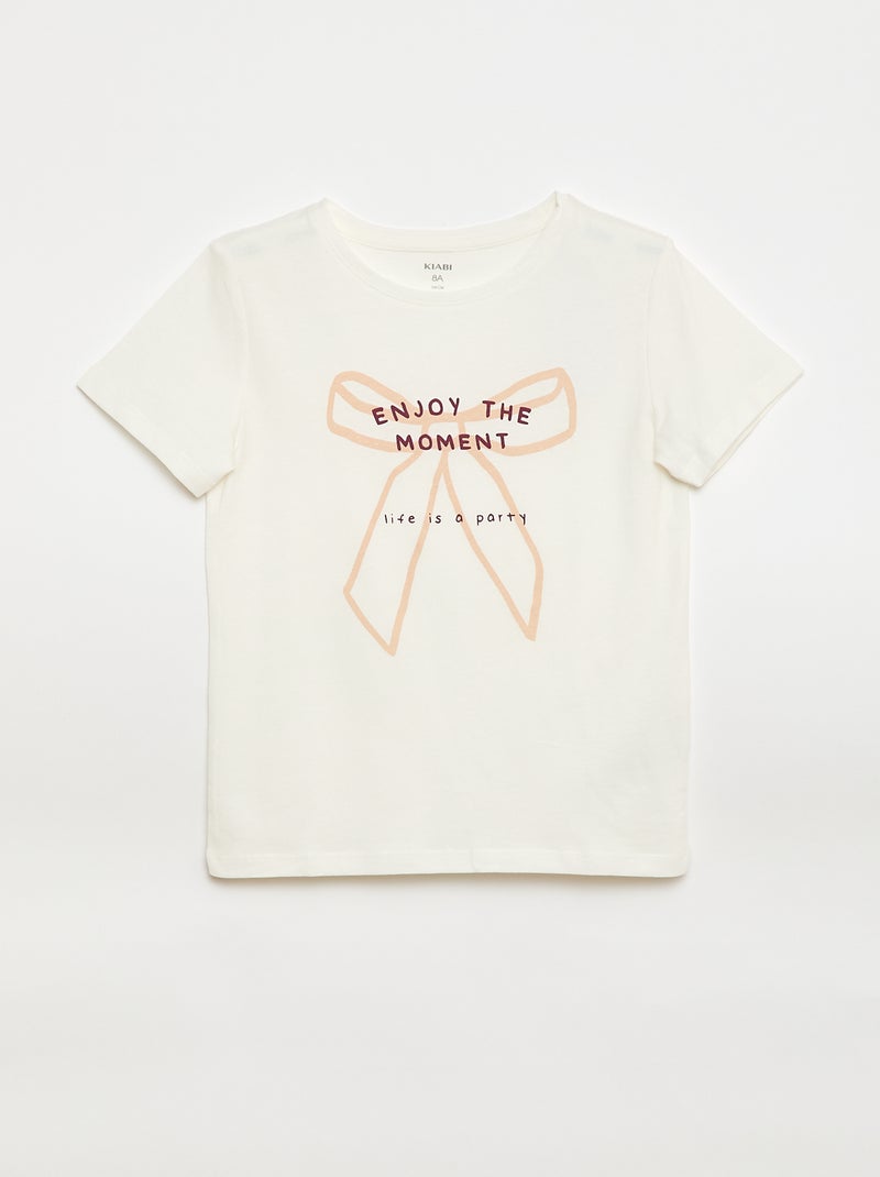 3er-Set Kurzarm-T-Shirts Weiß - Kiabi