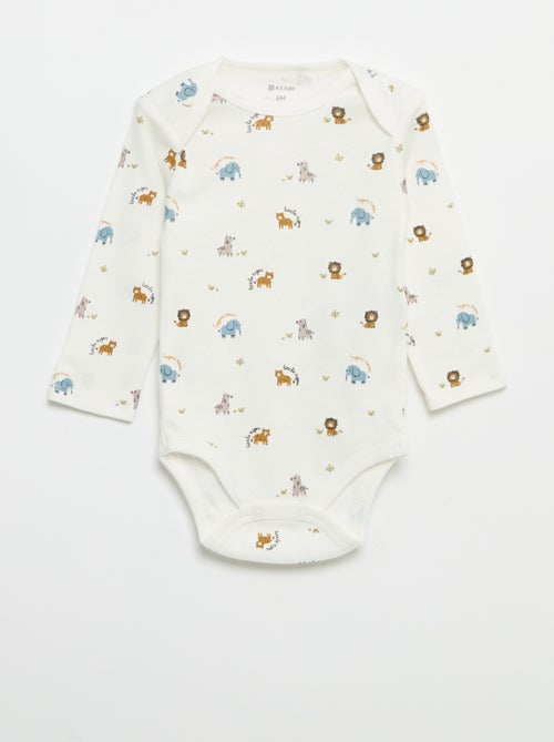 3er-Set Langarm-Bodys - Kiabi 3er-Set Langarm-Bodys - Kiabi