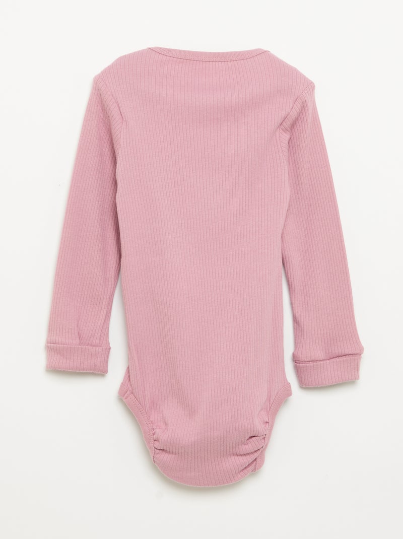 3er-Set mitwachsende Bodys - Kiabi Rosa - Kiabi