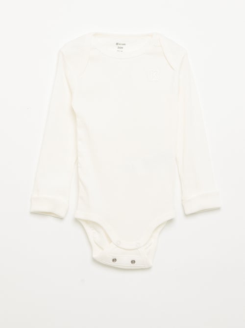3er-Set mitwachsende Bodys - Kiabi - Kiabi