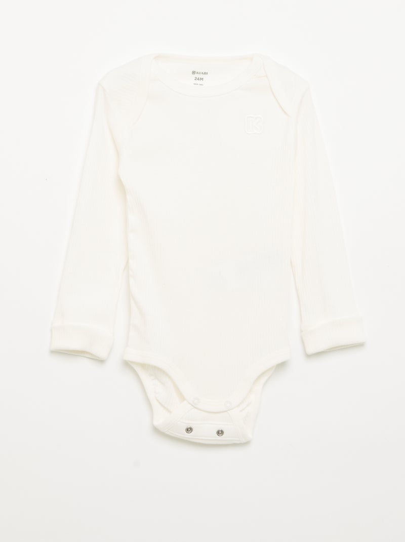 3er-Set mitwachsende Bodys - Kiabi Rosa - Kiabi