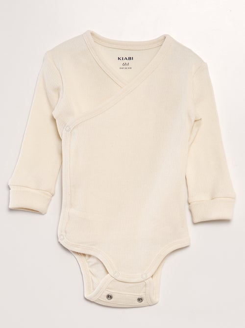 3er-Set mitwachsender Bodys - Kiabi