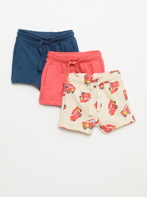 3er-Set Shorts \'Disney\' \'Cars\' - Kiabi