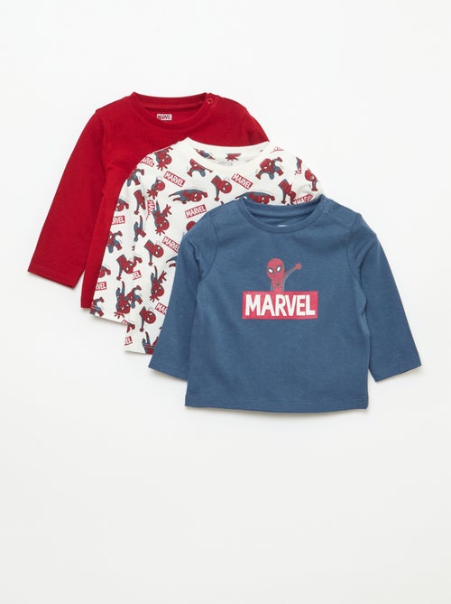 3er-Set T-Shirts 'Spiderman' - Kiabi