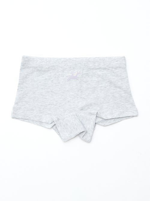 4er-Pack bedruckte Shorties - Kiabi