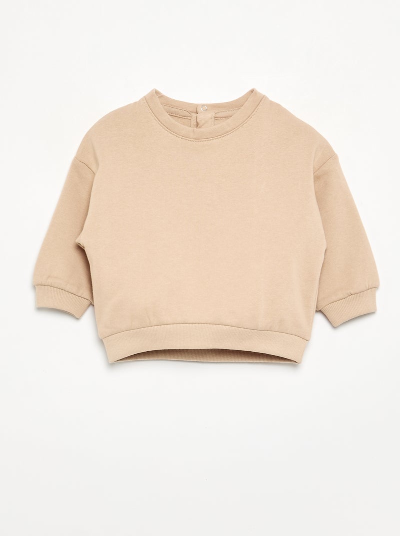 4er-Pack Oversize-Sweatshirts Beige - Kiabi