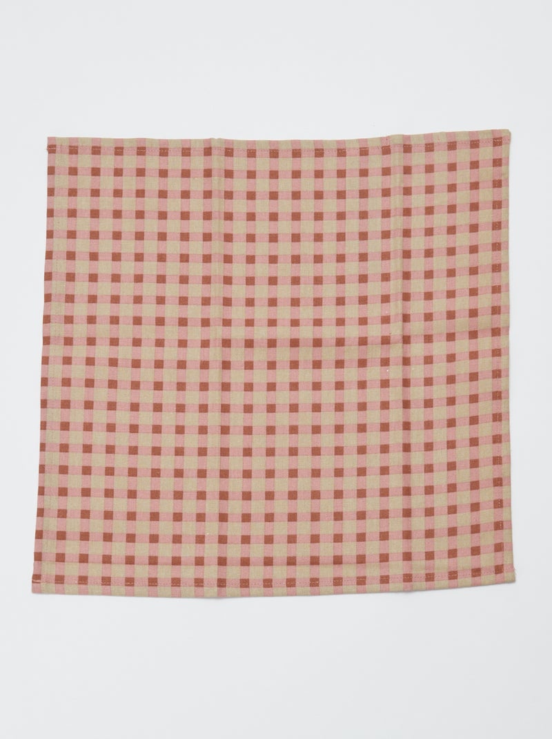 4er-Set Stoffservietten 40 x 40 cm - Kiabi Home Mehrfarbig - Kiabi