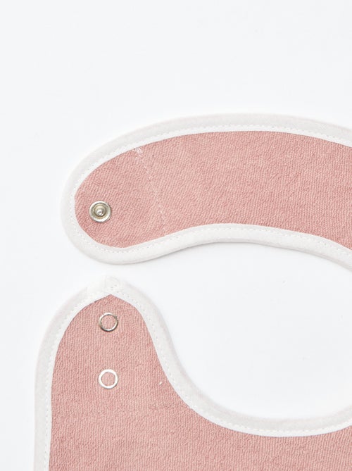 5 bavoirs à l'imprimés fantaisies à fermeture pressionnées - Kiabi