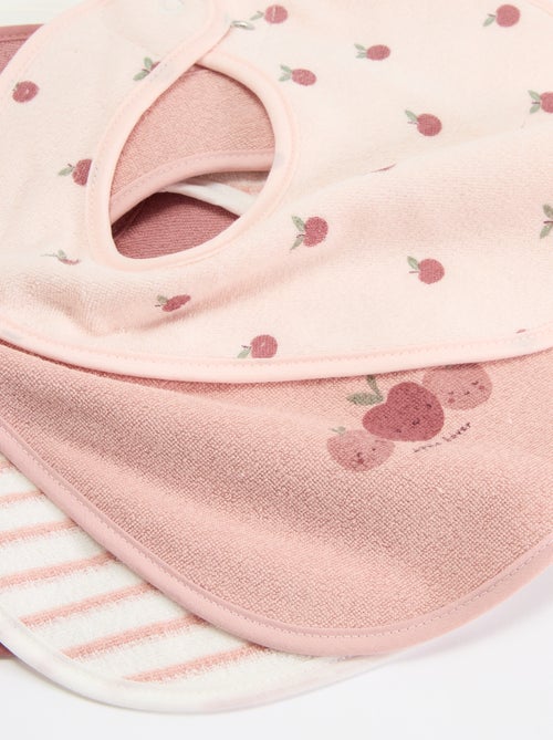 5 Lätzchen mit verspielten Prints und Druckknopfverschluss - Kiabi