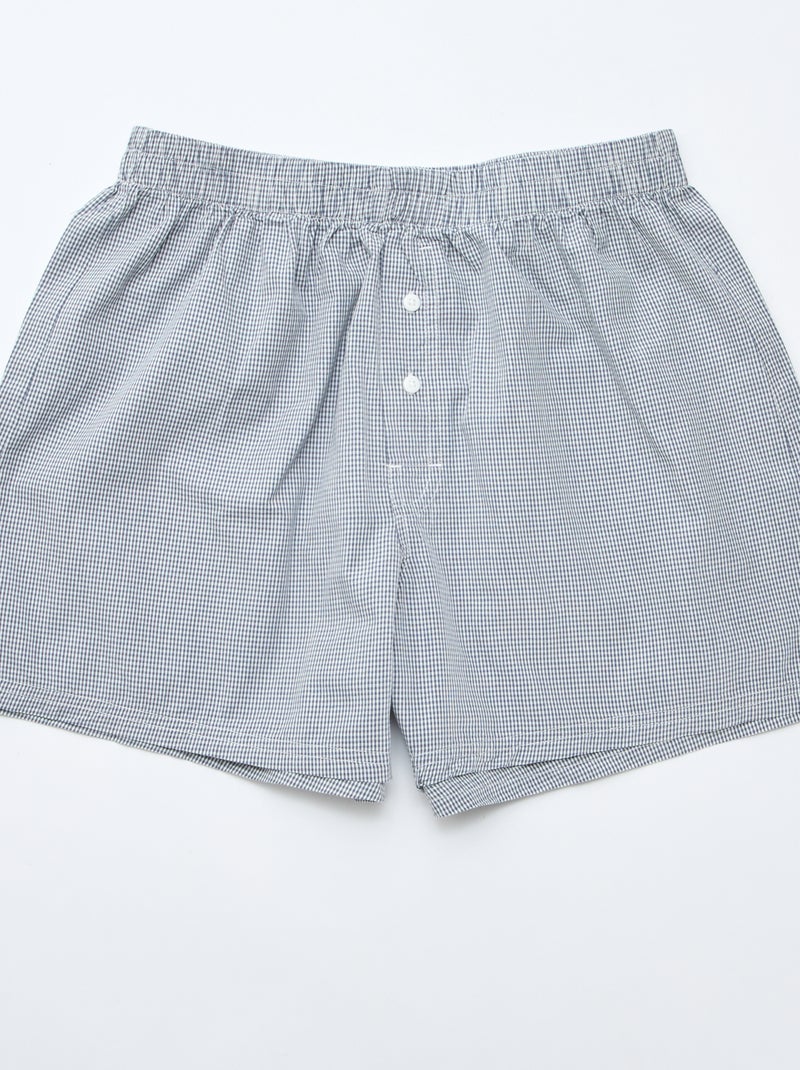 5-Pack Cotton Boxer Briefs Grey - Kiabi