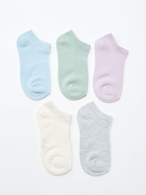 5-Pack Cotton Socks - Kiabi