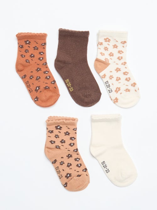 5-Pack of Stretch Knit Socks - Kiabi