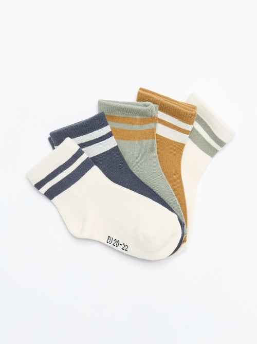 5-Pack of Stretch Knit Socks - Kiabi