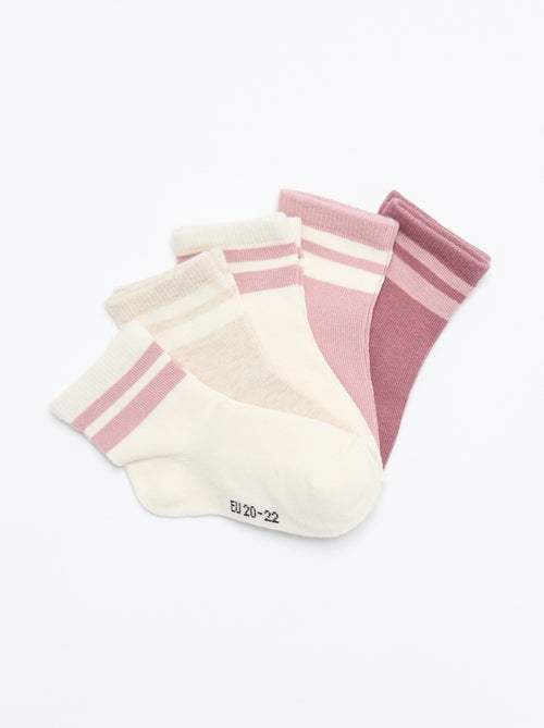 5-Pack of Stretch Knit Socks - Kiabi