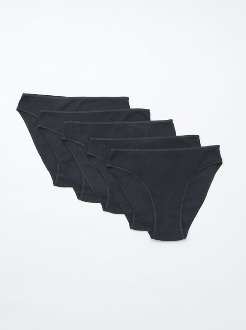 5-Pack Ribbed Briefs - Kiabi