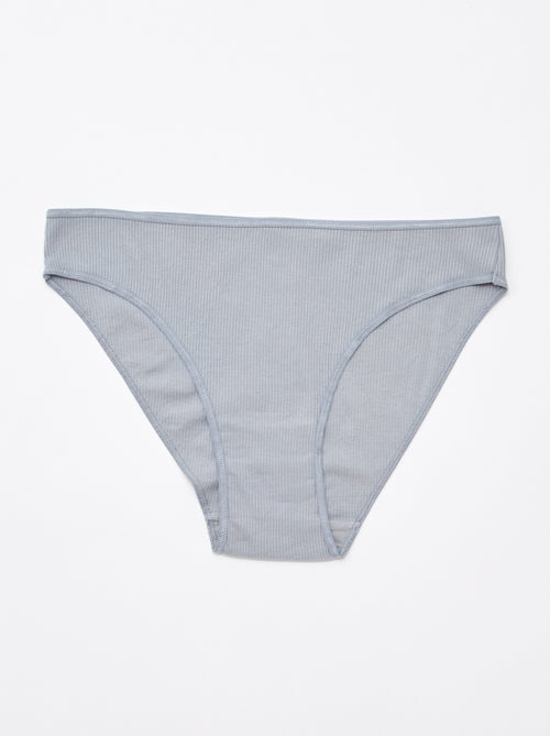 5-Pack Ribbed Briefs - Kiabi