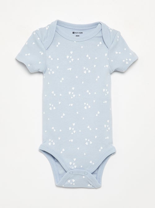 5-Pack Short-Sleeve Cotton Bodysuits - Kiabi