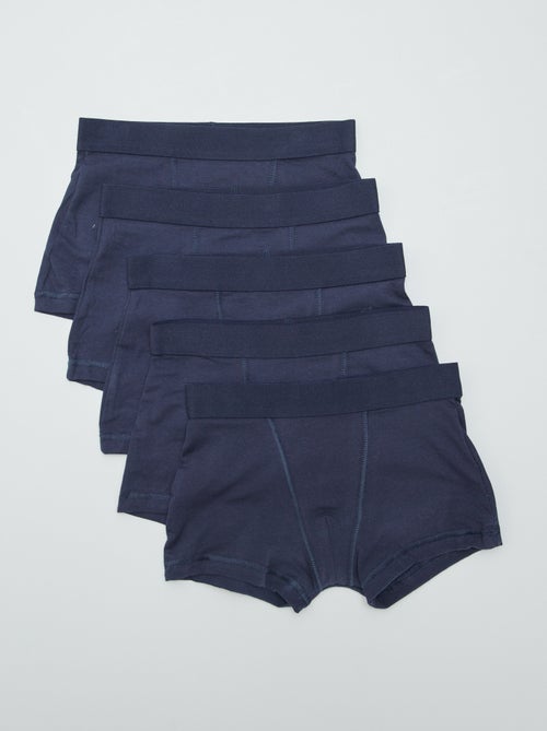 5 plain boxers - Kiabi