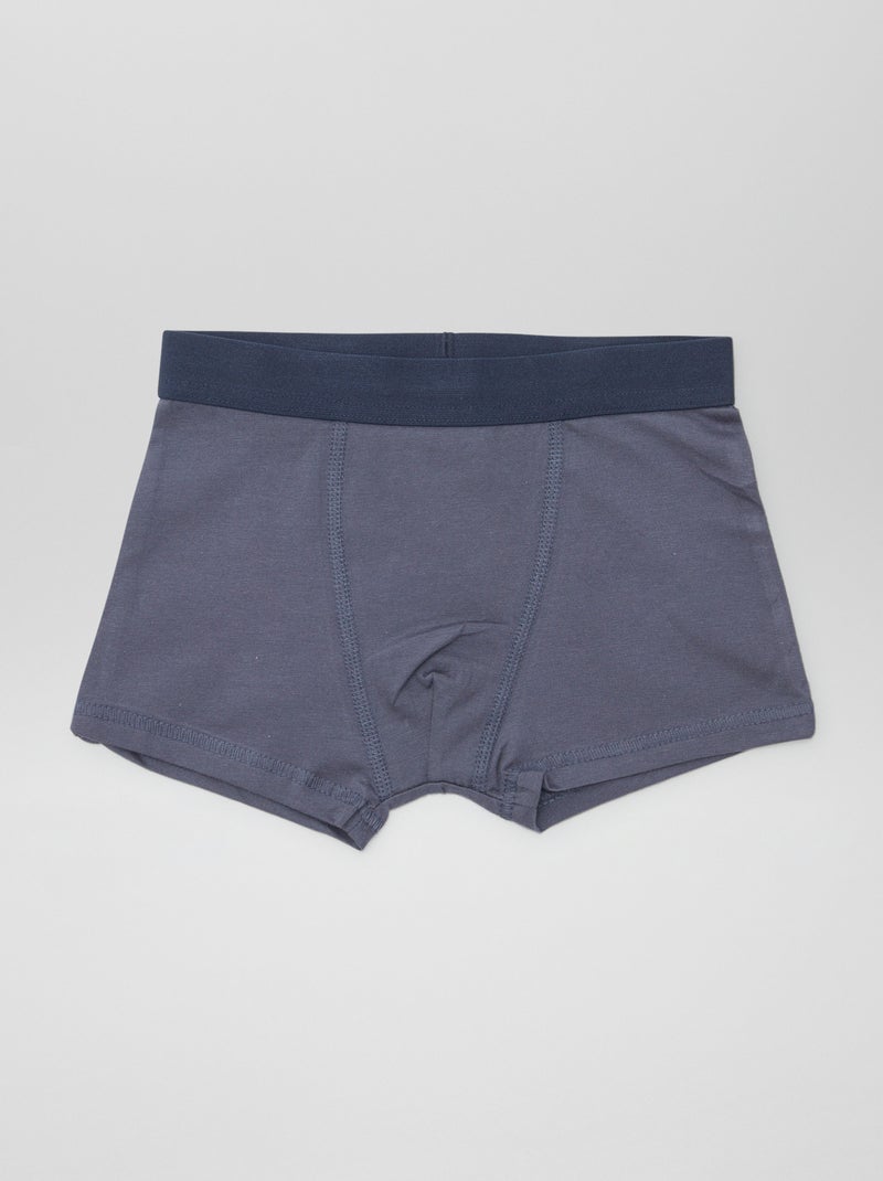 5 plain boxers White - Kiabi