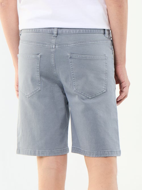 5-pocket denim Bermuda shorts - Kiabi
