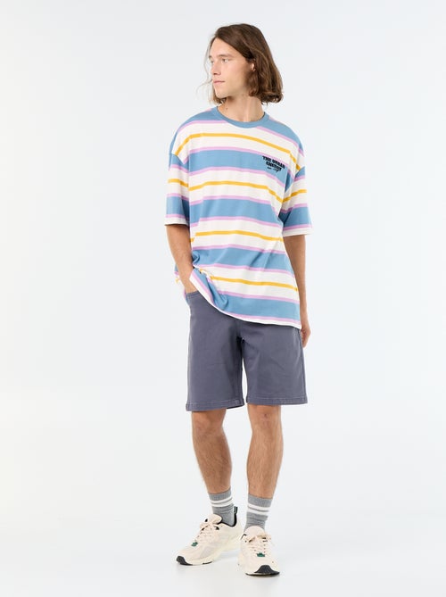 5-pocket denim Bermuda shorts - Kiabi