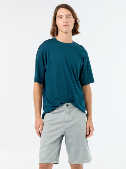 5-Pocket Jeans-Bermuda - Kiabi 5-Pocket Jeans-Bermuda - Kiabi