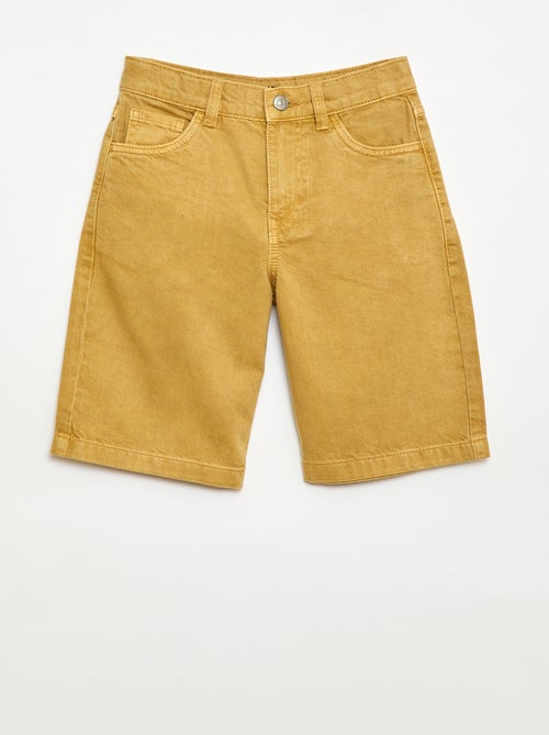 5-Pocket Twill Bermuda Shorts - Kiabi