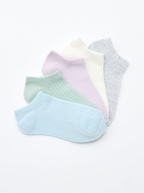 5er-Pack Baumwollsocken - Kiabi