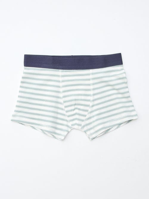 5er-Pack einfarbige und bedruckte Boxershorts - Kiabi
