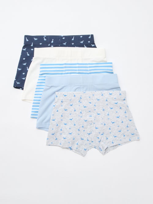 5er-Pack gemusterte Boxershorts - Kiabi