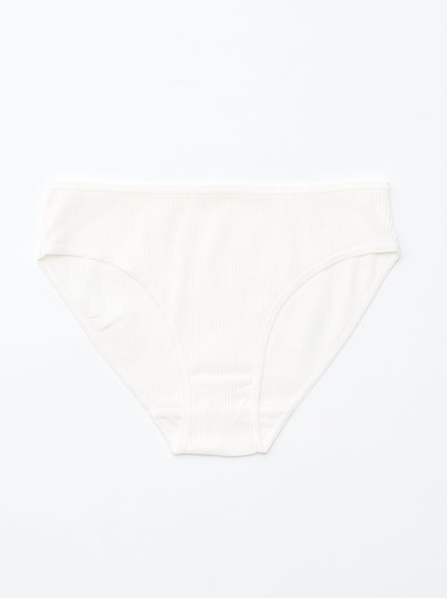 5er-Pack gerippte Höschen - Kiabi