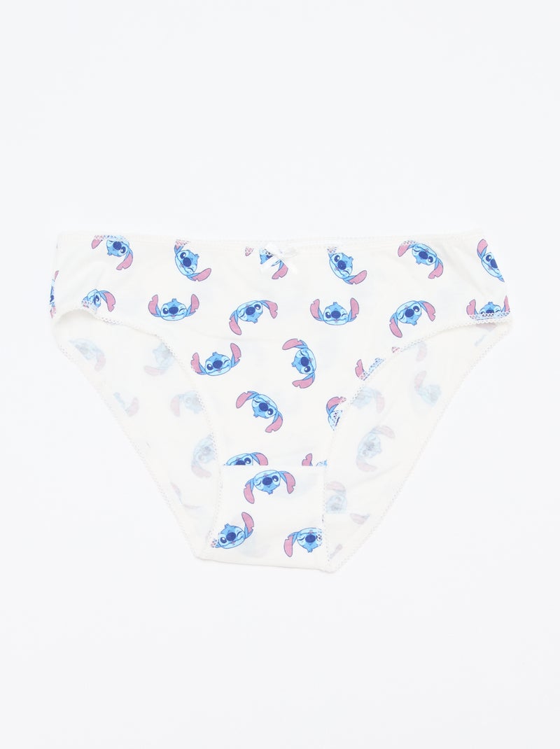 5er-Pack Slips 'Stitch' Blau - Kiabi