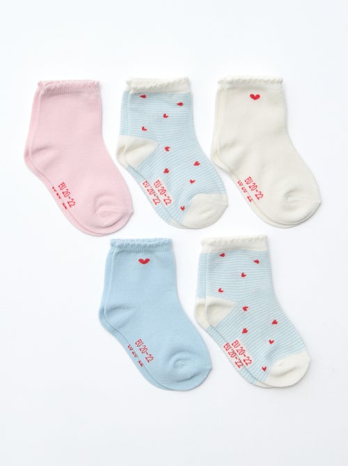 5er-Pack Stretch-Socken - Kiabi