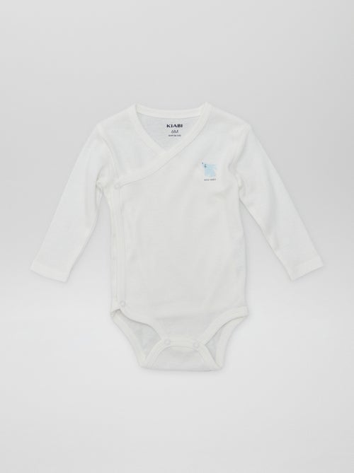 7 bodies à forme croisée + pochon de rangement - Kiabi