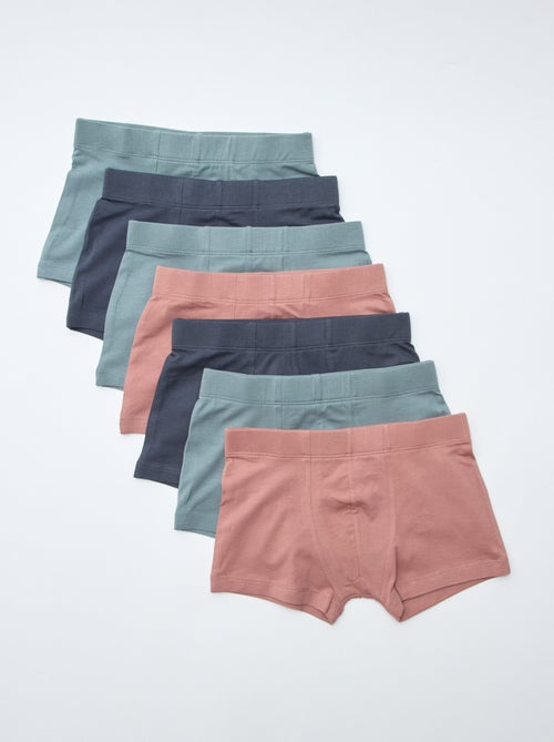 7-Pack Cotton Boxers - Kiabi