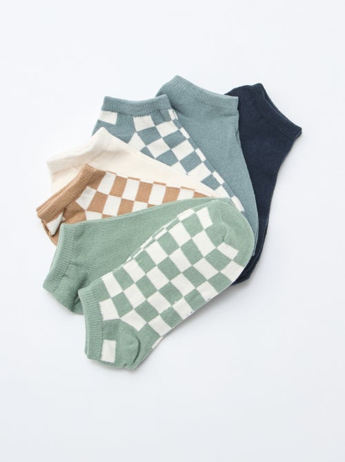 7-Pack of Invisible Ankle Socks - Kiabi