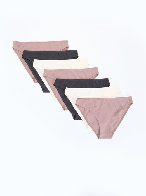 7er-Pack Baumwollhöschen - Kiabi