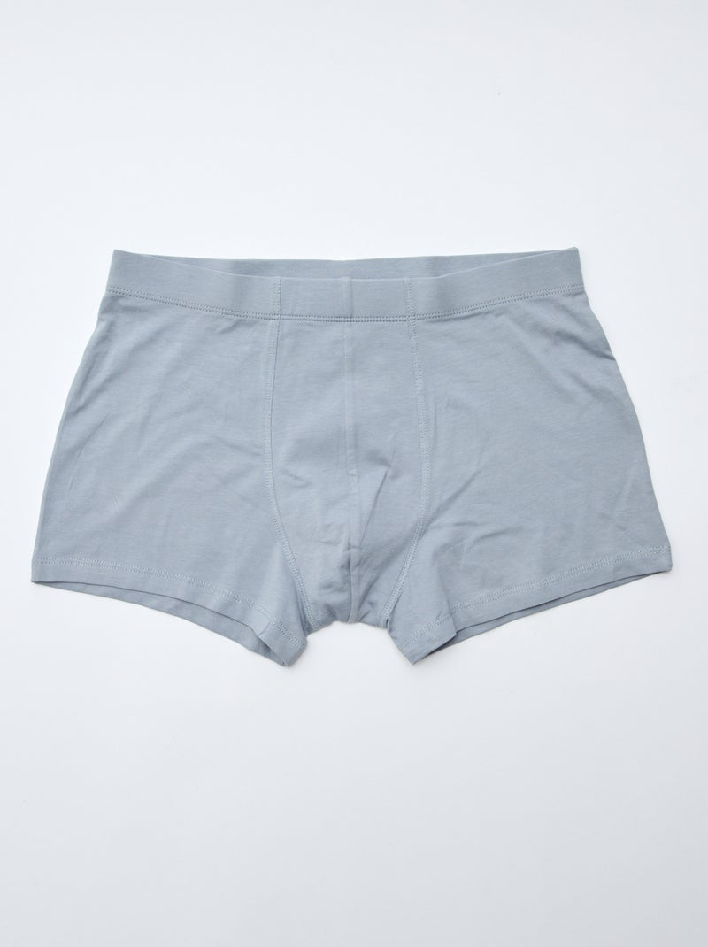 7er-Pack Stretch-Boxershorts Blau - Kiabi